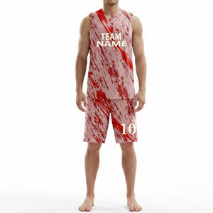 Dernier modèle de maillot de basket-ball personnalisé sublimé, uniforme de basket-ball réversible - Product Image 2