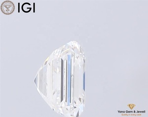 Diamant de laboratoire CVD taille Asscher 2,50 carats couleur E pureté VVS2 avec certificat IGI pour une élégante bague solitaire - Product Image 5