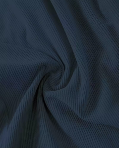 Men's Navy Blue Corduroy Bermuda Shorts With Orange And Green Side Stripe Drawstring Waist Casual Athletic Style - Product Image 6