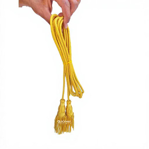 Gold Metallic Bullion Wire Custom Size Decorative Cincture for Liturgical Garments - Product Image 5