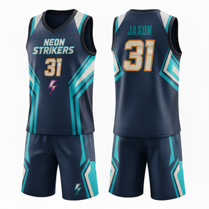 Conjunto de Uniforme de Baloncesto Sublimado Personalizado para Adultos Unisex, Jersey y Pantalones Cortos de Poliéster Transpirable de Secado Rápido, Ropa Deportiva para Equipos, Venta al Por Mayor OEM - Product Image 3