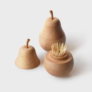 Porte-livres de cuisine multifonctionnel en bois classique minimaliste en forme d'arbre à 5 niveaux, fait main, pour la cuisine, accessoire de décoration de table - Product Image 3