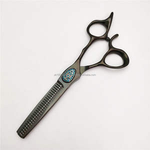 Venta caliente tijeras de mano izquierda tijera precisión japonés profesional 440C acero doble peluquero recorte para tijeras de pelo - Product Image 4