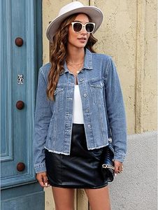 Veste en jean pour homme, 100% coton, logo personnalisé, haute qualité, respirante, écologique, séchage rapide, pour usage extérieur, vente en gros - Product Image 4