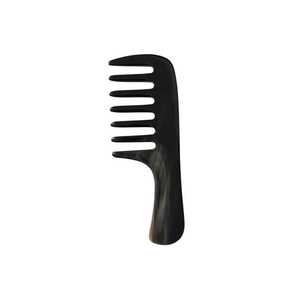 Peigne de toilettage artisanal en corne de vache, écologique, pour hommes, femmes et barbiers - Design moderne, cadeau d'affaires et décoration intérieure - Product Image 2