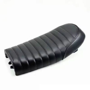 เบาะมอเตอร์ไซค์วินเทจแบบคาเฟ่เรเซอร์คุณภาพสูง หนังสีดำทรงฮัมป์ แบบเรโทร สำหรับ <span class=keywords><strong>CB400</strong></span> CL200 XJ650 ขายส่ง - Product Image 2