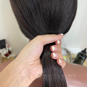 Venta al por mayor de moda de hueso liso peluca recta de búsqueda caliente barata vietnamita extensiones de cabello humano crudo-pelucas de paquete de encaje frontal completo - Product Image 6