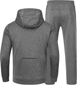 Bulk Plain Unisex Hooded Sweatsuit Custom <b>Embroidery</b> Jogging Suit Sweatsuit Two Piece <b>Set</b> - Product Image 5