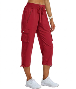 Eco-friendly Manufacturer top Quality Women Cargo Trousers Custom logo Casual wear Windproof Breathable Women Cargo Trousers - Product Image 1