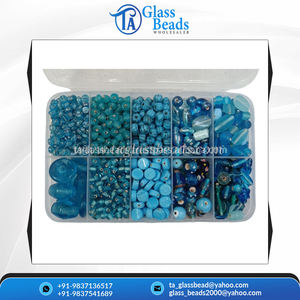 Handmade <b>Crystal</b> and Glass <b>Beads</b> Set for <b>Bracelet</b>, Necklace and Earring Making Supplies - Product Image 3