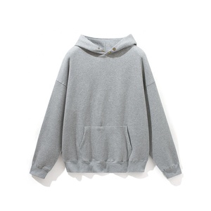 Sudadera con Capucha OEM de Invierno, Lavado Ácido, a Prueba de Viento, con Logotipo Frontal, Color Sólido, Poliéster y Algodón de Alta Calidad, Unisex - Product Image 5