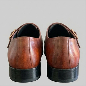 Zapatos Oxford de Cuero Genuino Hechos a Mano de Alta Calidad, Resistentes al Desgaste, con Cordones y Diseño a Cuadros para Hombre, Estilo Casual de Negocios - Product Image 2