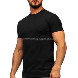 Camisetas Personalizadas de Color Negro para Hombre, Manga Corta, Ropa de Verano, Camisetas de Algodón de Alta Calidad con Cuello Redondo para Hombre - Product Image 3