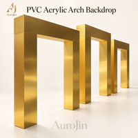Support de Présentation Moderne en PVC Acrylique pour Arche de Mariage, Panneau Cannelé pour Fond de Scène, Idéal pour Événements et Fêtes