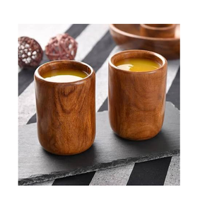 Verre à eau en bois, verre à whisky, verre à vin, verre à thé, verre à café, verre à bière, verre à eau potable – Meilleur prix - Product Image 4