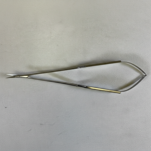 Ciseaux à micro-vasques Aesculap FD105R, baïonnette, pointes droites et aiguisées, 7,5 pouces - Product Image 1