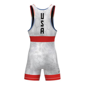 ชุดนักมวยปล้ำมืออาชีพสำหรับผู้ชาย น้ำหนักเบา ระบายอากาศได้ดี ยืดหยุ่นได้ เหมาะสำหรับการฝึกซ้อม การแข่งขัน และการแข่งขันแบบทัวร์นาเมนต์ - Product Image 5