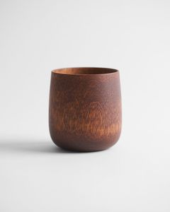 Verre à vin en bois artisanal en bois d'olivier, tasse écologique pour la maison et les fêtes - Product Image 5