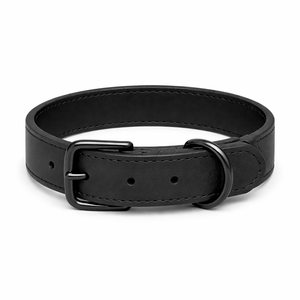 Handmade Genuine Leather Dog Collar Eco-Friendly Vegetable Tanned Pet Collar Classic Handcrafted Leather Neck Strap - Product Image 4