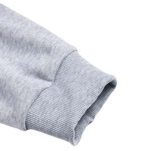 Conjunto Deportivo de Forro Polar con Capucha Gris Unisex de Moda, Sudadera y Pantalones de Color Sólido de Manga Larga, Duraderos, 100% Algodón - Product Image 3