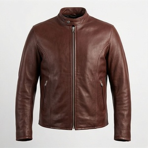 Chaquetas de cuero para motociclistas NAI-0506A, abrigos de moda, ropa al por mayor para motociclistas, equipo de protección para motociclismo de color personalizado - Product Image 1