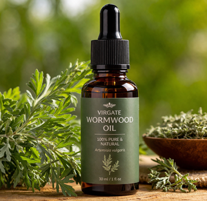 100% Pure Virgate Wormwood <b>Essential</b> <b>Oil</b> Natural Artemisia <b>Oil</b> for Aromatherapy, Skincare, Hair Care & Massage OEM Wholesale - Product Image 1