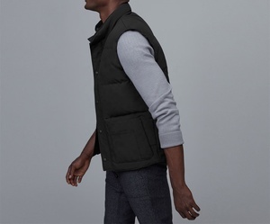 High Quality Custom Logo Down Puffer Vest Men and Women Down Vest Lightweight <b>Wind</b> <b>Breaker</b> Waistcoat Vest With Pocket - Product Image 3