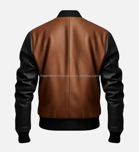 2025 ropa personalizada para hombres, ropa informal, recién llegado, chaqueta de cuero Pu de diseño de moda de alta calidad para hombres - Product Image 3