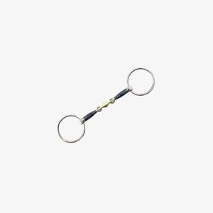 Bocado de caballo occidental de 5 pulgadas, tipo snaffle, cromado, resistente al óxido, con centro de cobre, para entrenamiento y control de caballos en equitación. - Product Image 3