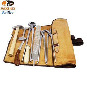 Kit Profesional de Herramientas para Herrador de Caballos, Set Completo para el Cuidado y Aseo de Pezuñas con Extractor de Clavos, Cortaúñas, Lima y Recortadora, Duradero para Equinos - Product Image 2