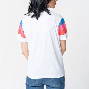 T-shirts confortables à manches courtes pour femmes, en coton, style sport, coupe ample et respirante, avec imprimés. - Product Image 5