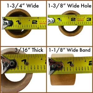 <b>Hand</b> Crafted Natural Wood Napkin <b>Ring</b> <b>Holder</b> Wedding Napkin <b>Rings</b> Wholesale Wood Napkin <b>Ring</b> <b>Holder</b> DIY Wooden Napkin <b>Ring</b> Table - Product Image 2