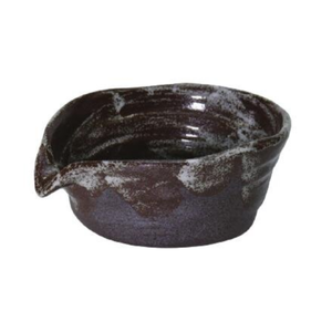 Tazón de Matcha de Cerámica Yamaki Ikai al por Mayor, Estilo Wabi Sabi Redondo, Negro, 300 ml, Reutilizable para Preparar Té - Product Image 1