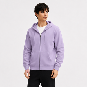 Stylish mens zipper <b>hoodie</b> with practical comfort focused design suitable for casual outings travel <b>workouts</b> and layered fashion - Product Image 1