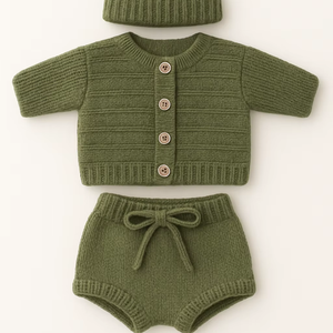 Conjunto de Ropa para Bebé Recién Nacido, Tejido Suave, Atuendo de Invierno, Ropa Cálida para Bebés, Fabricación con Logotipo Personalizado y Marca Privada - Product Image 1