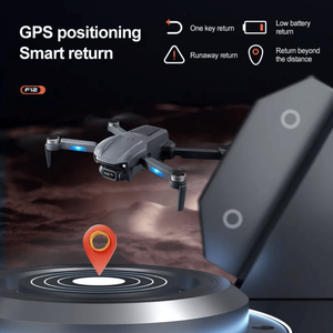 Dron Profesional F12 con GPS, 5G, WIFI, Cámara Dual HD 6K, Seguimiento Inteligente, Quadcopter en Gris para Principiantes y Adultos - Product Image 3