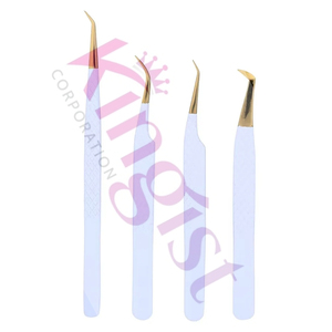 Ensemble de pinces à cils isolées en gros, pinces à cils volume les plus vendues, pinces à cils en acier durable personnalisées pour extensions de cils - Product Image 6