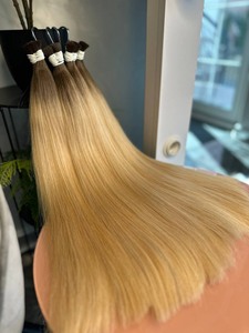 Extensiones de Cabello Ombre de Moda, 60 cm, Premium, Venta al por Mayor, Fabricante, Cabello Virgen Vietnamita Liso, Super Double Drawn - Product Image 6