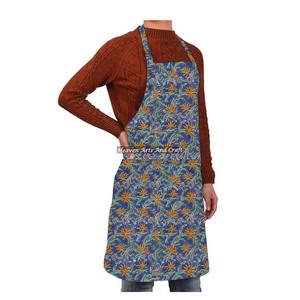 Delantal de cocina de trabajo de lona de diseño personalizado con bolsillo en todo el negocio de impresión completa publicidad regalo promocional delantales Cocina - Product Image 4