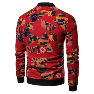 Chaqueta Bomber para Hombre, Estilo Urbano, Ecológica, Transpirable, Corte Regular, Cierre de Cremallera, Resistente al Viento, para Invierno, Frontal de Poliéster - Product Image 5