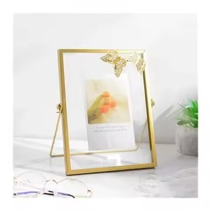 <b>Antique</b> <b>Frame</b> Design Metal Glass Photo <b>Frame</b> Decorative Photo Display Timeless Home Style - Product Image 2