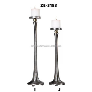 Handmade <b>Gold</b> Metal Candle <b>Holder</b> for Luxury Table Centerpieces Candle <b>Holder</b> for Wedding and Decoration made by zahid exports - Product Image 1