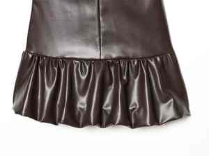 Vestido Mini sin Mangas Elegante de Verano con Volantes en el Pecho, Diseño Hueco, Ajuste Holgado, Sexy, con Cinturón, para Noche, Bar, Fiesta, Club - Product Image 4