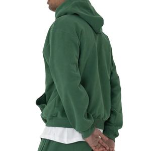 2025 vente chaude Style de rue personnalisé surdimensionné hommes sweats à capuche blanc plaine en vrac hiver hommes sweat pull bases à capuche - Product Image 2