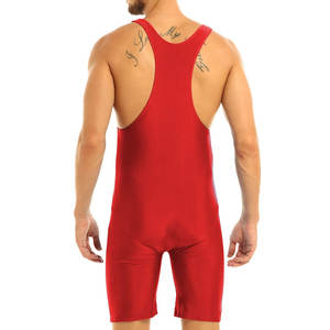 Singlet de Lucha Libre Personalizado para Hombre con Estampado por Transferencia, Logotipo Frontal, Ligero, Duradero, de Secado Rápido y Tejido Transpirable - Product Image 6