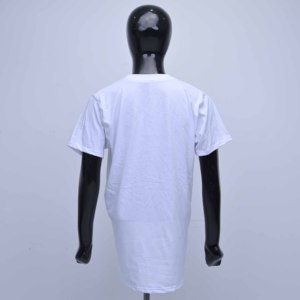 High Quality Custom Logo Wholesale Manufacturers Embroidered Cotton <b>White</b> Round Neck <b>Short</b> <b>Sleeve</b> Casual T-<b>Shirt</b> <b>for</b> <b>Women</b> - Product Image 5