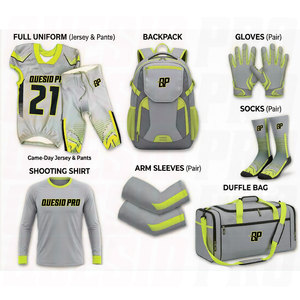 Ensemble de tenues de football américain personnalisées pour jeunes et adultes, vêtements d'entraînement d'équipe, maillot et pantalon de football par sublimation, sac personnalisé inclus - Product Image 1