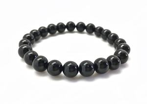 Pulsera de Turmalina Negra al por Mayor con Cuentas Talladas de 8mm, Cristal de Grado Premium, Duradera, Estilo Amuleto, Regalo de Sanación y Souvenir - Product Image 5