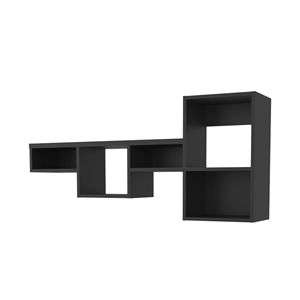Scaffale a Muro Nero con 5 Ripiani - Product Image 2