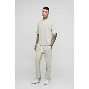 Conjunto de sudadera y pantalones deportivos de alta calidad con logo personalizado, traje deportivo de dos piezas, conjunto de jogging para hombre - Product Image 1